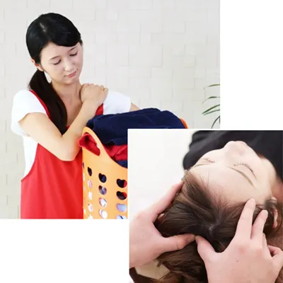 肩の凝り・頭痛